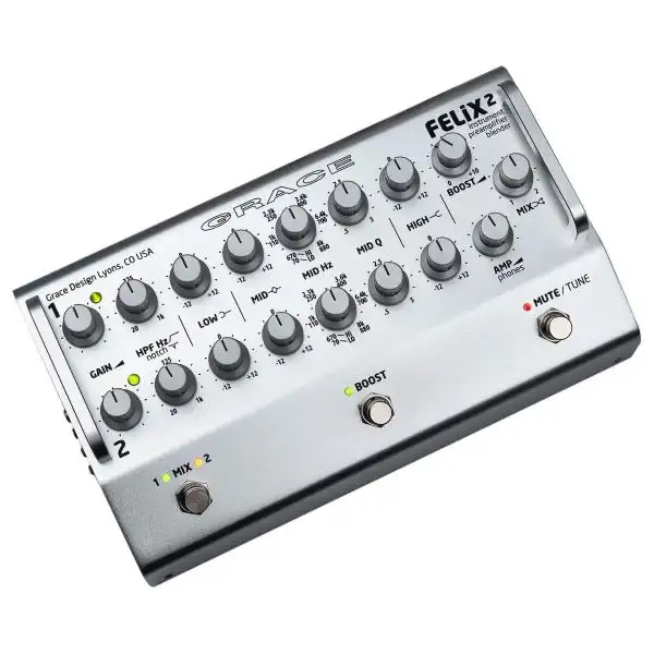 Best Sale π Grace Designs FELiX2 2-Channel Desktop Instrument Preamplifier β